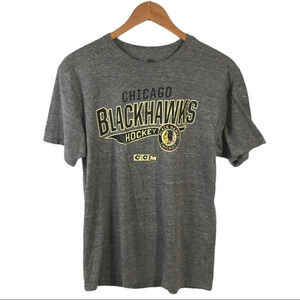 TS584 Mens NHL Chicago Blackhawks Hockey CCM Shirt S
